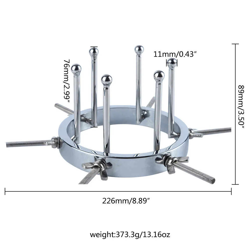Adjustable Huge Stainless Steel Anal Dilator Metal Vaginal Speculum Fisting Vaginal Dilator Anal Training dildos Adult Sex Toys view 4