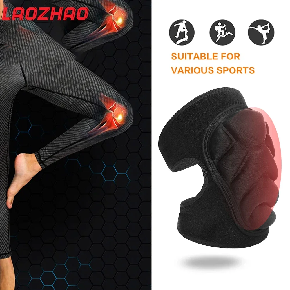 Elbow Knee Pads Brace Support for Gardening,Construction Work,Sports,Anti Slip Collision Avoidance Kneepads with Thick EVA Foam