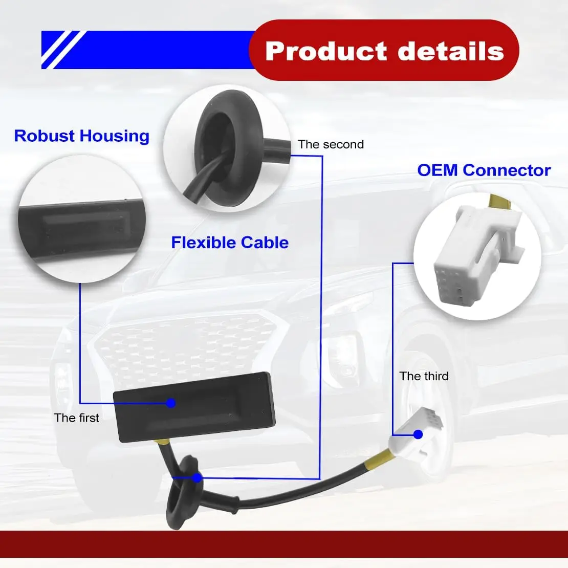 5/3/2/1 قطعة غطاء صندوق السيارة الخلفي قفل التمهيد الإصدار مقبض التبديل الباب الخلفي فتح زر لكيا ريو برايد 2012-2017Hyundai 812601W220