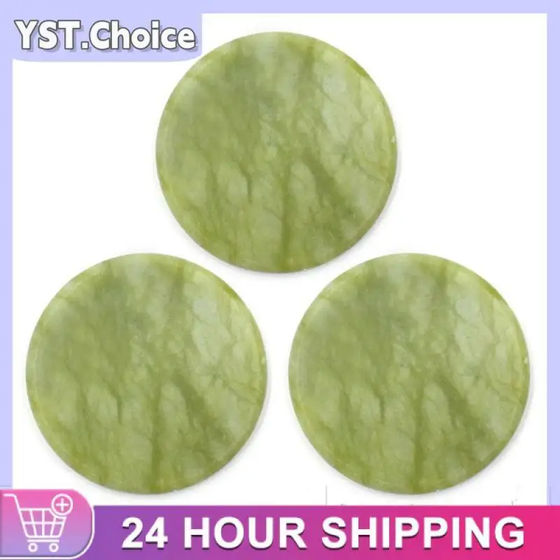 Round Jade Stone False Eyelash Extension Glue Adhesive Pallet Pad Holder For Eyelashes Extensions Glue Makeup Tools