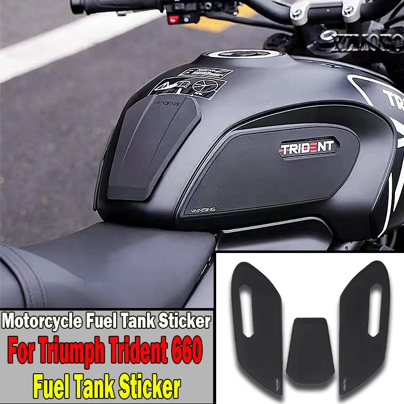 

New For Triumph Trident 660 Trident 660 Motorcycle Fuel Tank Sticker Anti-skid Anti-scratch Sticker Pad Sticker Kit