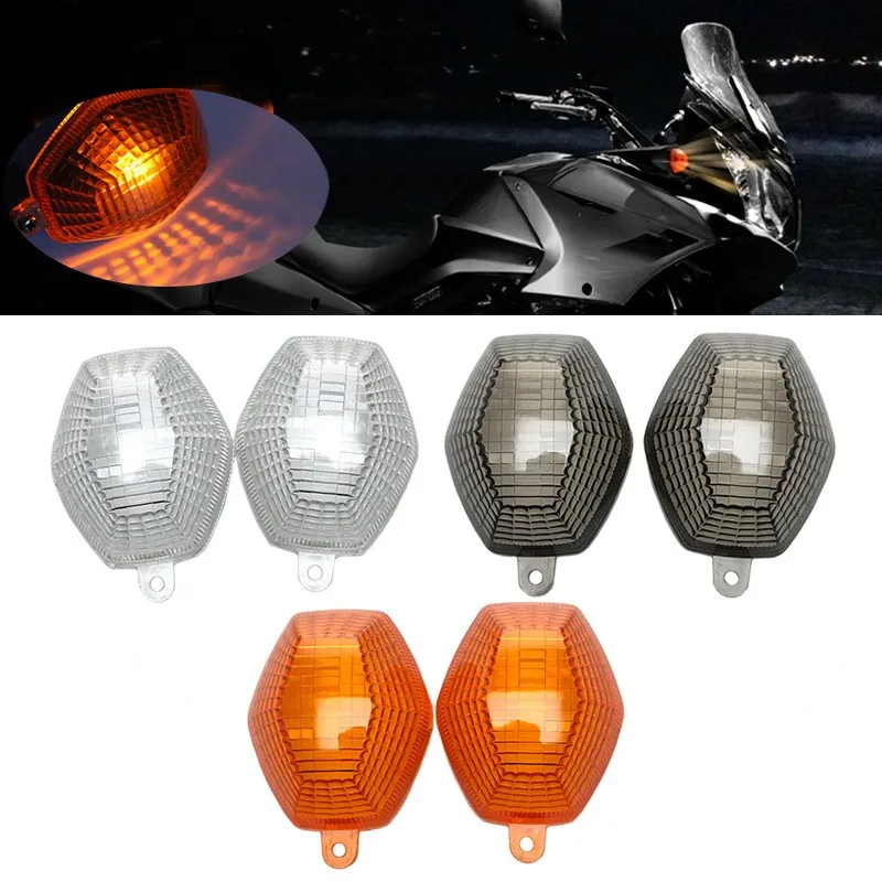 2 pçs motocicleta turn signal light lente capa para suzuki dl1000 v-strom dl650 drz400 s/sm sfv 650 sv 650/1000