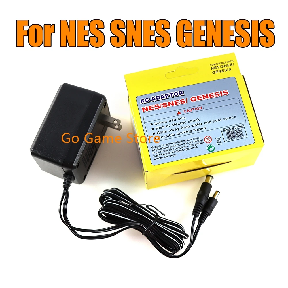 5 шт. для NES Super Nintendo SNES Sega Genesis, вилка стандарта США, вход переменного тока, выход 110-240 В, 60 Гц, кабель-адаптер постоянного тока 9 В-850 мА 5 шт. для NES Super Nintendo SNES Sega Genesis, вилка стандарта США, вход переменного тока, выход 110-240 В, 60 Гц, кабель-адаптер постоянного тока 9 В-850 мА
