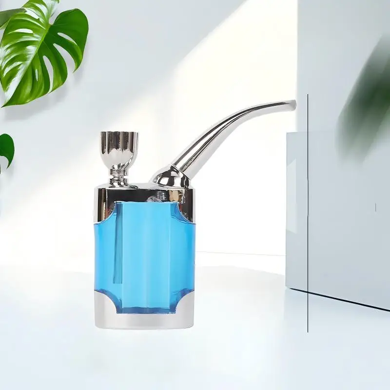 Plastic Microfilter Smoking Pipe 1pc Complete Cleanable Portable Tobacco Pipe Washable Healthy Cigarette Filter Mini Men Gift