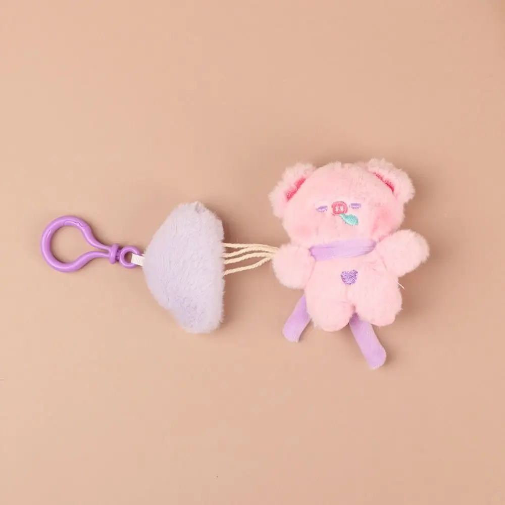 Ciondolo per borsa Nuvola Palloncino Portachiavi in peluche Gatto Coniglio Portachiavi per bambola in peluche Morbido ciondolo in peluche per animali domestici Decorazione per borsa