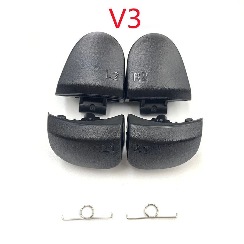 1 مجموعة L1 R1 L2 R2 أزرار الزناد + الينابيع ل PS5 تحكم غمبد إصلاح جزء ل PS 5 V1 V2 V3 مع حامل LR