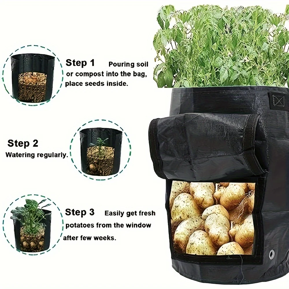 Thickened potato planting bag, potato vegetable seedling bag, beautiful planting bag, vegetable garden fertilizer bucket