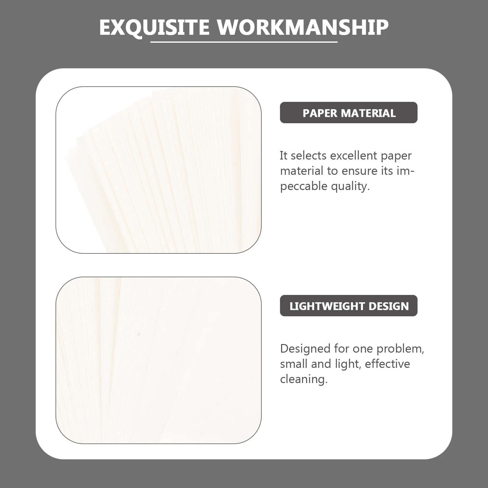 

100Pcs Wind Instrument Absorbent Paper Saxophone Flute Durably Portable for Key Cushion Maintenance Cleaning Absorbent Paper