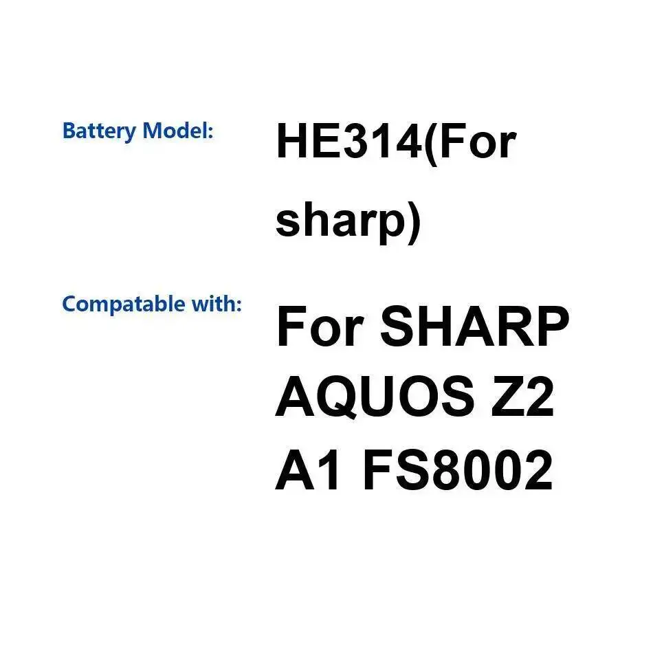 HE314 Π΄ΠΎΠ»Π³ΠΎΠ²Π΅ΡΠ½ΡΠΉ Π°ΠΊΠΊΡΠΌΡΠ»ΡΡΠΎΡ Π΄Π»Ρ ΠΌΠΎΠ±ΠΈΠ»ΡΠ½ΠΎΠ³ΠΎ ΡΠ΅Π»Π΅ΡΠΎΠ½Π° Sharp Aquos Z2 A1 FS8002 3000 ΠΌΠΡ HE314 Π΄ΠΎΠ»Π³ΠΎΠ²Π΅ΡΠ½ΡΠΉ Π°ΠΊΠΊΡΠΌΡΠ»ΡΡΠΎΡ Π΄Π»Ρ ΠΌΠΎΠ±ΠΈΠ»ΡΠ½ΠΎΠ³ΠΎ ΡΠ΅Π»Π΅ΡΠΎΠ½Π° Sharp Aquos Z2 A1 FS8002 3000 ΠΌΠΡ