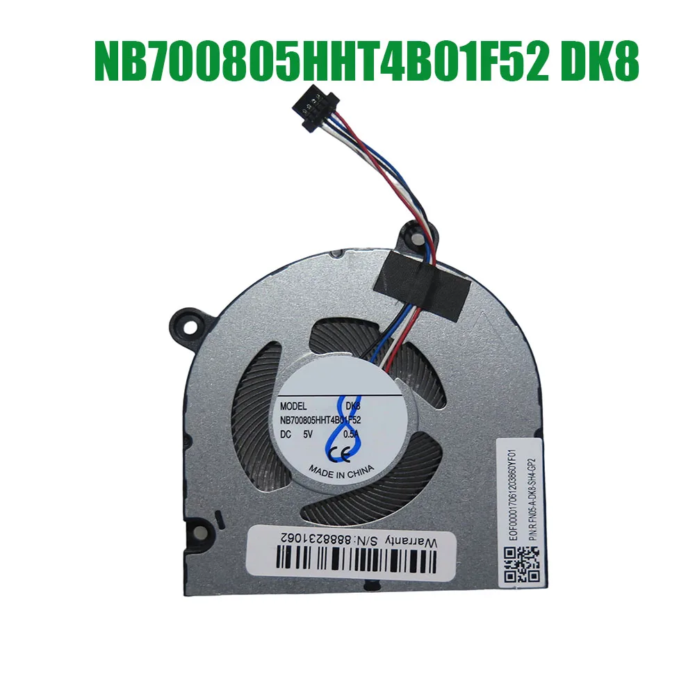 

Cooling Fan For YINGFAN NB700805HHT4B01F52 DK8 R.FN05-A-DK8-SH4-GP2 DC5V 0.5A
