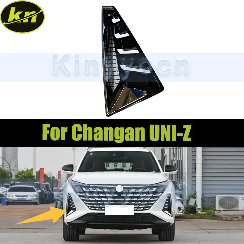

Front Bumper Fog Light Grille Fog Cover For Changan UNI-Z Fog Lamp Cover Bezel Replacement