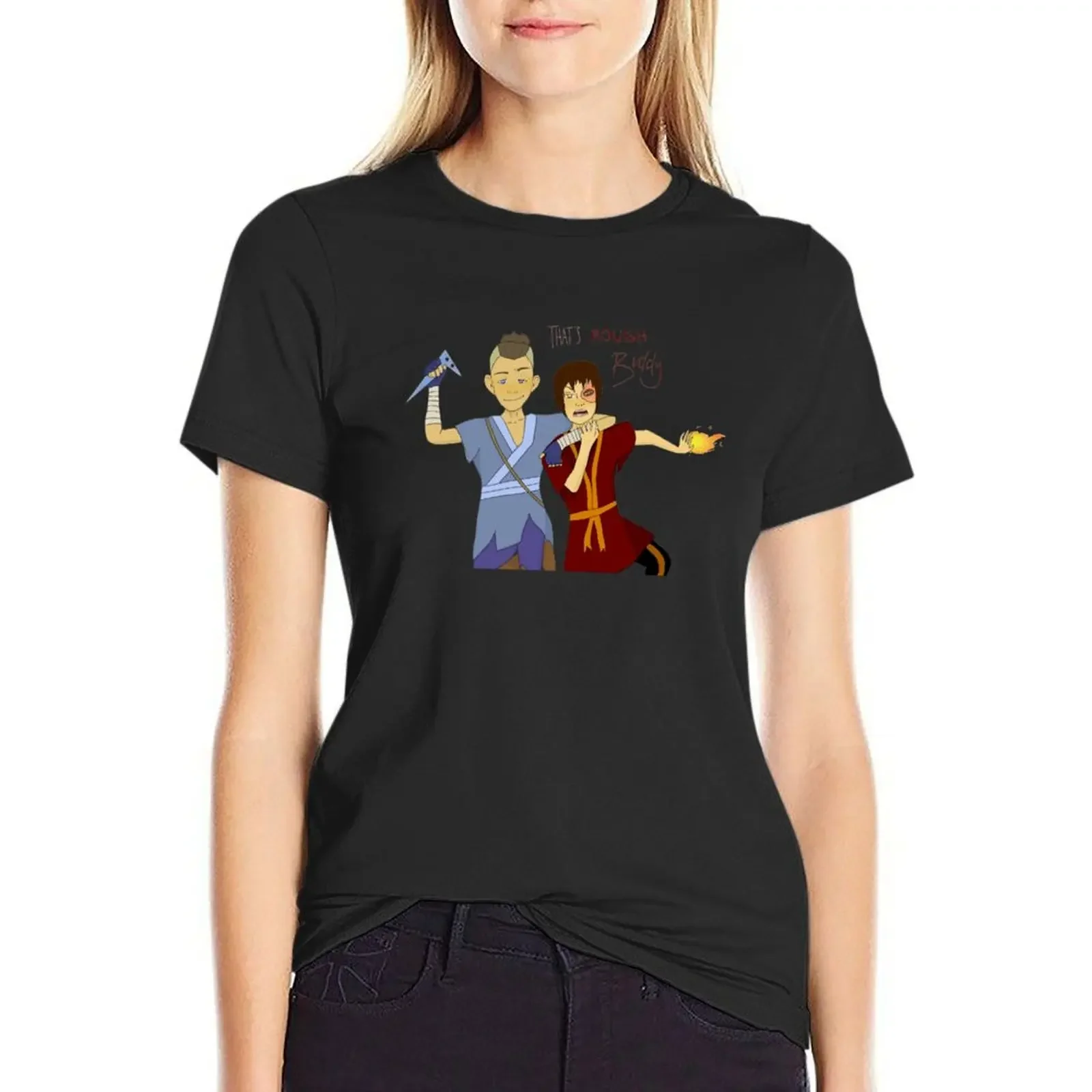 

Zuko and Sokka Zukka T-Shirt oversized animal prinfor customs design your own vintage clothes graphic t-shirts for Women