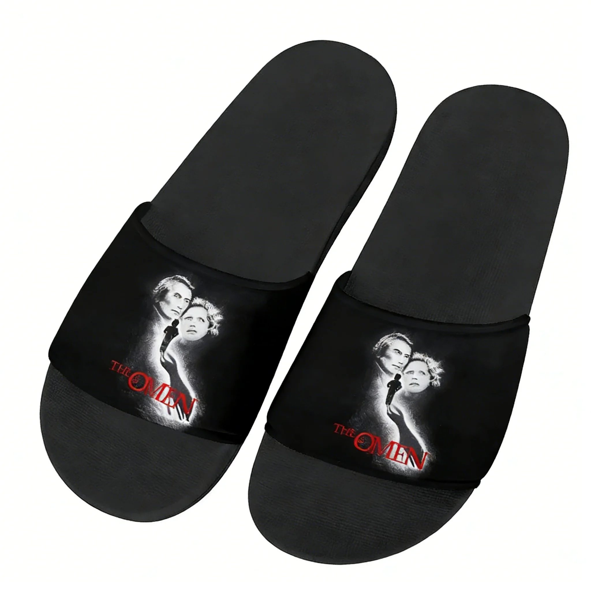 

The Omen Flip Flops Home Slipper Mens Womens Teenager Family Slippers Fashion Bathroom Pool Casual Sandals Custom Made Shoes
