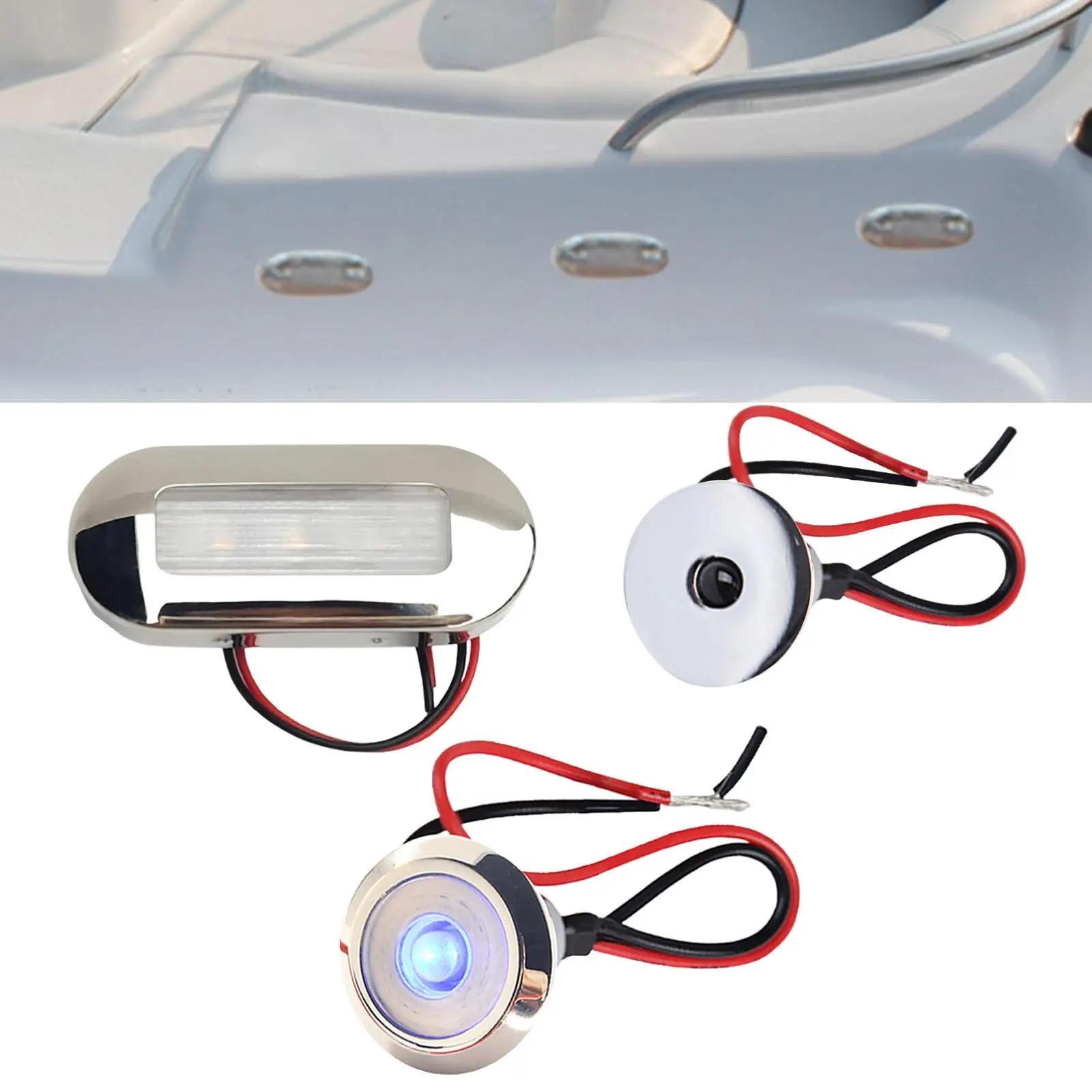

Courtesy Step Stair Deck Light Светодиодный светильник для палубы лодки Ступенчатый коридорный светильник Морской палубный светильник для лодок Морской парусник Яхта Rvs