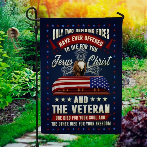 Only Two Defining Forces Offered to Die for You the Vete House Flag, Garden Flag IIX WZZ yyi