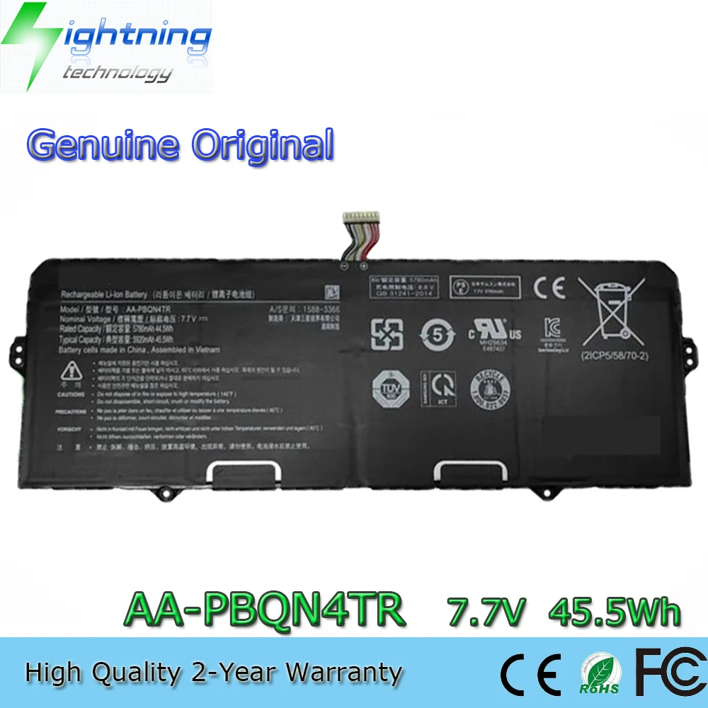 New Genuine Original AA-PBQN4TR 7.7V 45.5Wh Laptop Battery for Samsung Galaxy Chromebook 2 XE530QDA XE530QDA-KA1US BA43-00395A