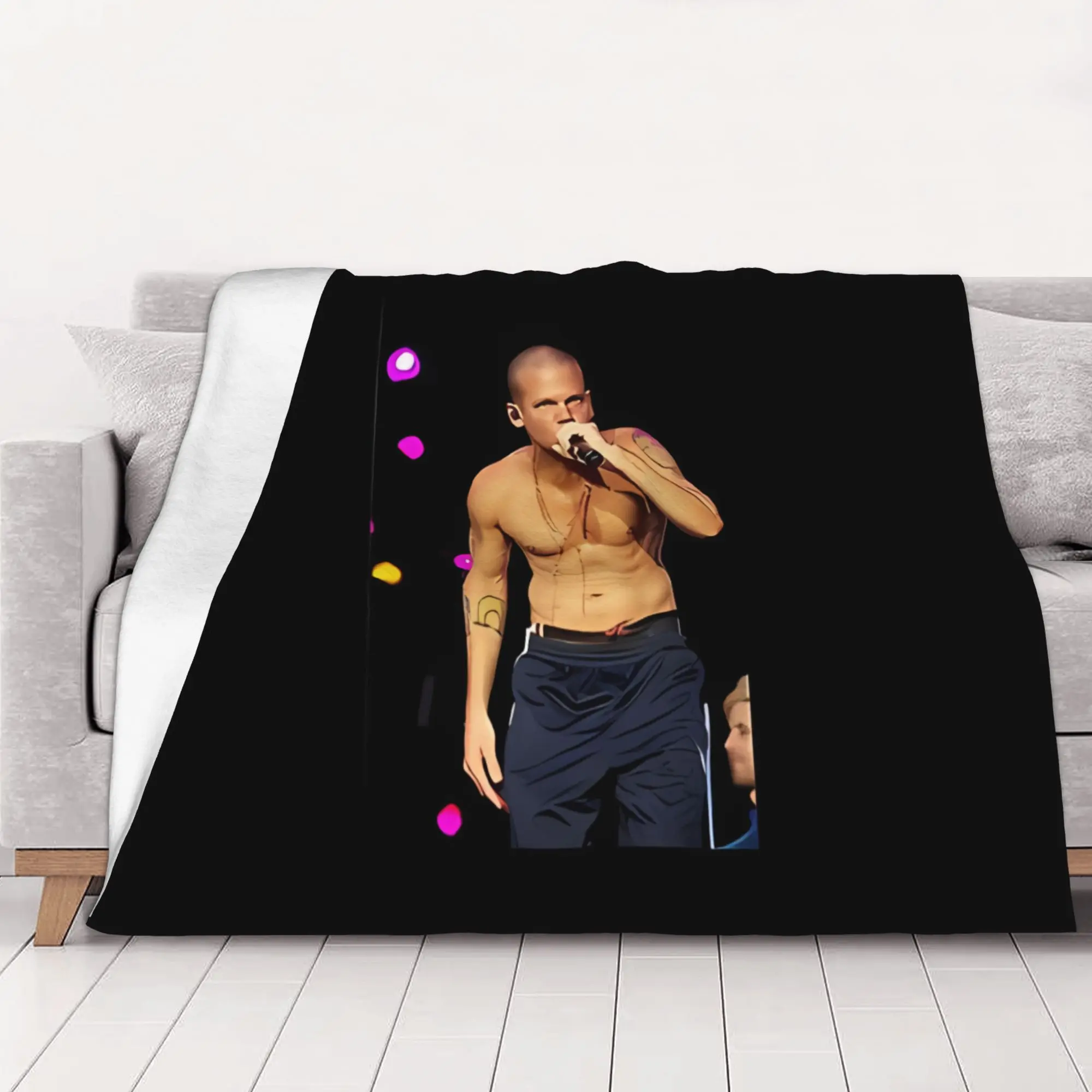 1PC home Cutecore Residente Trend3 Calle 13 Blanket Super Cosy Plush Home Living Room Sofa halloween