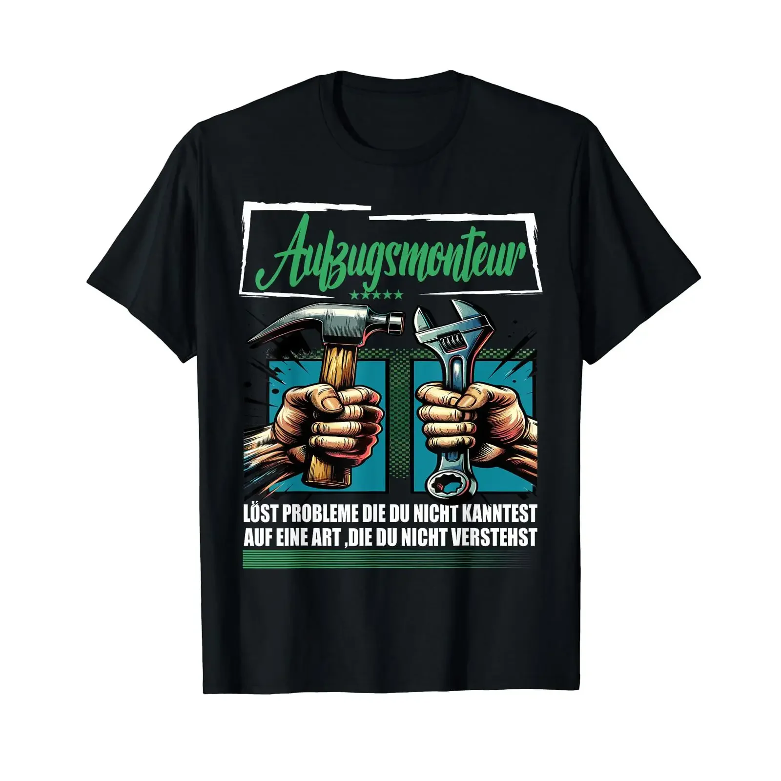 Elevator technician job with funny slogan work T shirt vintage Washed fashion designer clothes Stretched Slightly homme Unisex