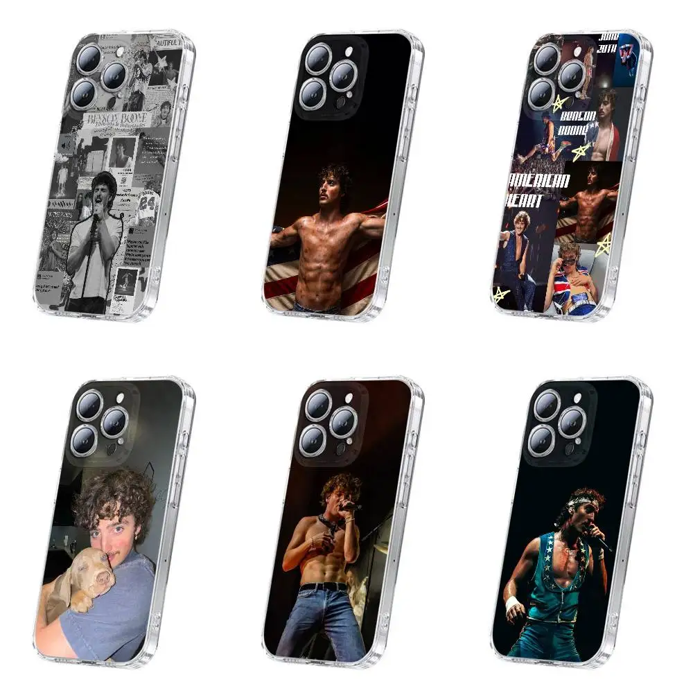 

B-Benson American Heart Boone Phone Case For iPhone 17,16,15,14,13,12,11,Plus,Pro,Max,Plus,E,Air,Mini Transparent