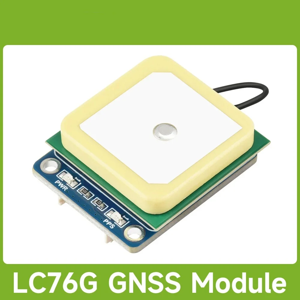 Waveshare LC76G Multi-GNSS Module, Supports GPS, BDS, GLONASS, Galileo, QZSS, I2C/UART Communication for Raspberry Pi/ Arduino