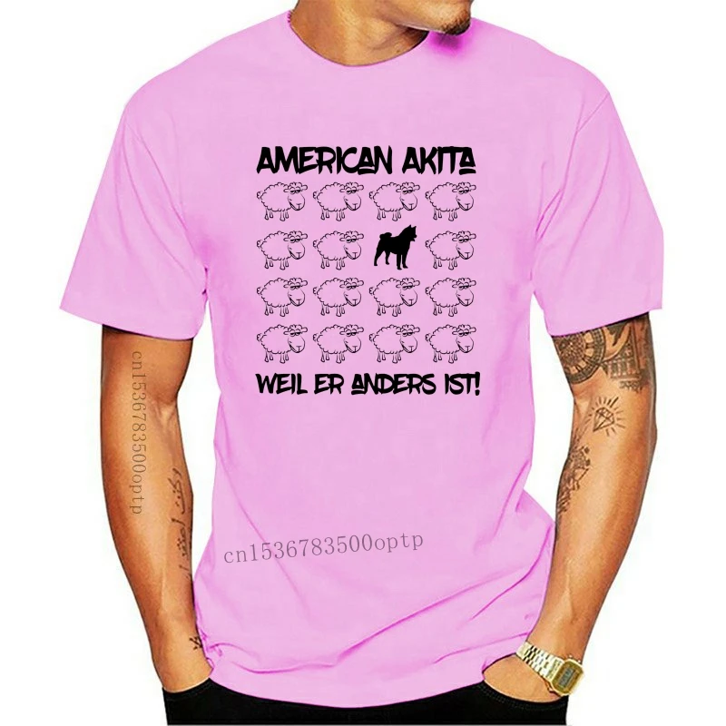 Mens clothes AMERICAN AKITA DAMEN T-SHIRT BLACK SHEEP by SIVIWONDER