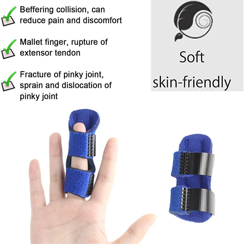 Pexmen Trigger Finger Splint Finger Straightening Brace Adjustable Belt with Built-in Aluminium Support for Finger Pain Relief