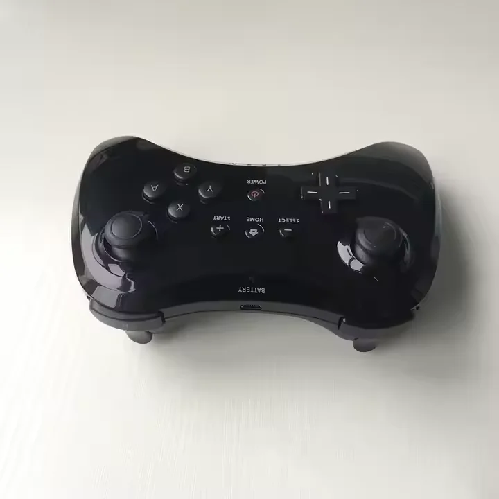 وحدة تحكم لاسلكية كلاسيكية لوحدة تحكم ألعاب WiiU Pro لوحدة تحكم WiiU