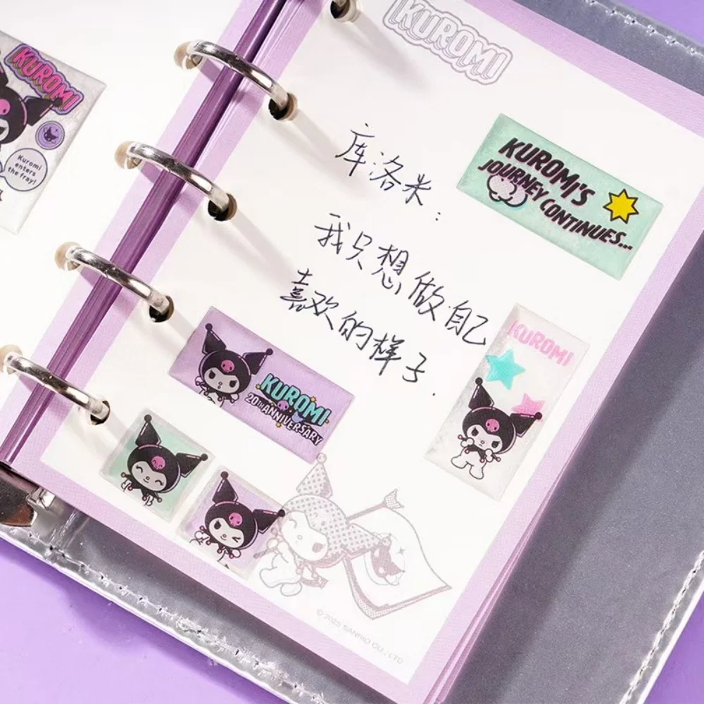 حقيقية سانريو كورومي الراتنج الصب ملصق Kawaii طالب القرطاسية جراب هاتف ملصق مزخرفة الاطفال لعبة فتاة هدايا عيد ميلاد