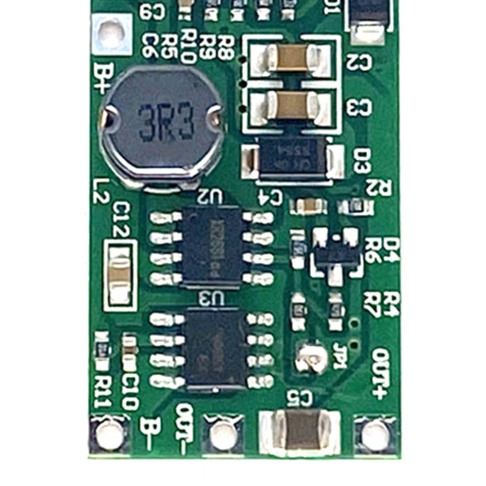 DC UPS Uninterruptible Module 3.7V Lithium Battery Charging and Discharging Boost 9V Power-Failure Boost Module