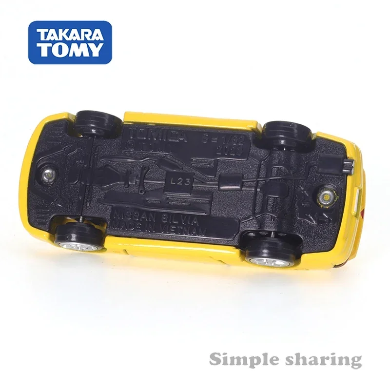 Takara Tomica Premium 19 Nissan Silvia (S15) รถลูกเต๋าของเล่นมอเตอร์รถยนต์โมเดลโลหะเหล็กหล่อสำหรับเด็กของขวัญคริสต์มาสของเล่นสำหรับเด็กผู้ชาย