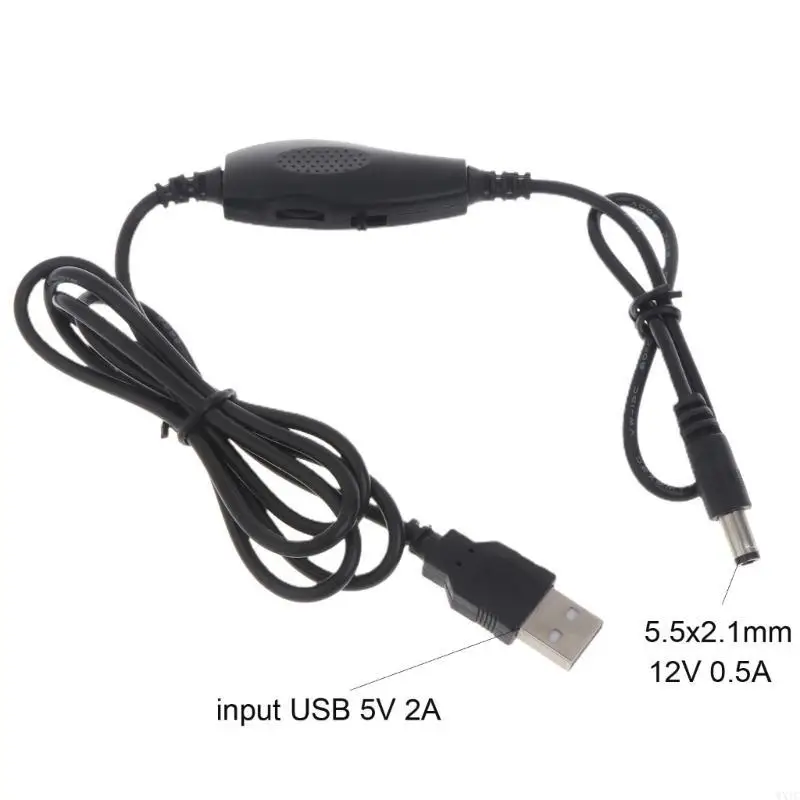 WXTC USB 5V2A 12V 5.5x2.1mm شواء الطبخ موقد منفاخ مروحة 2500 دورة في الدقيقة منفاخ الهواء الشواء