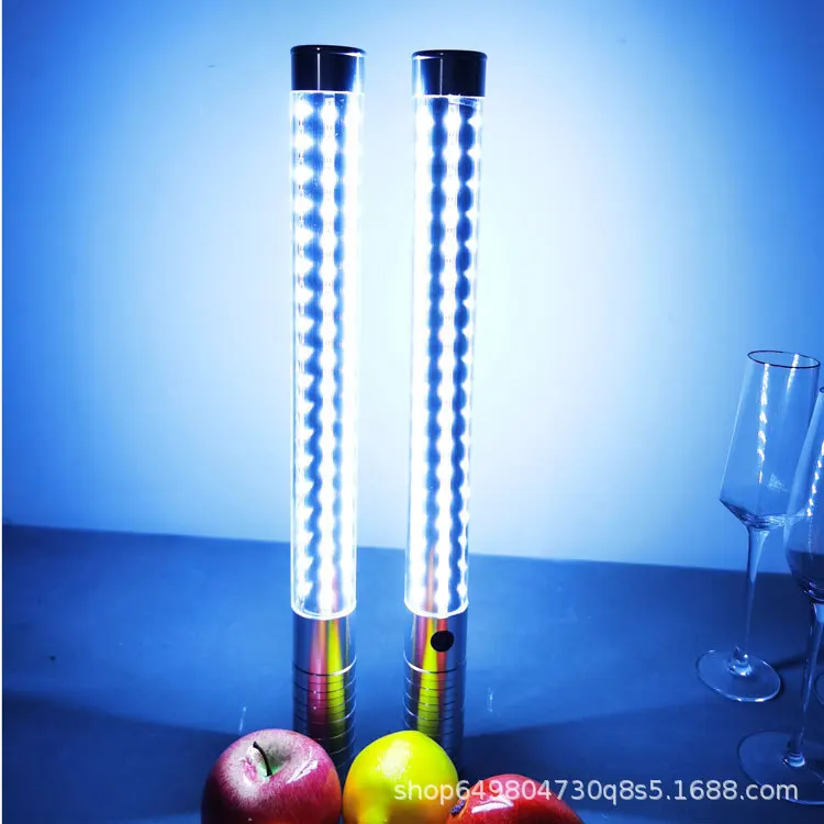 

Wholesale LED charging extended flash handheld stick bar nightclub luminous atmosphere prop champagne flash stick
