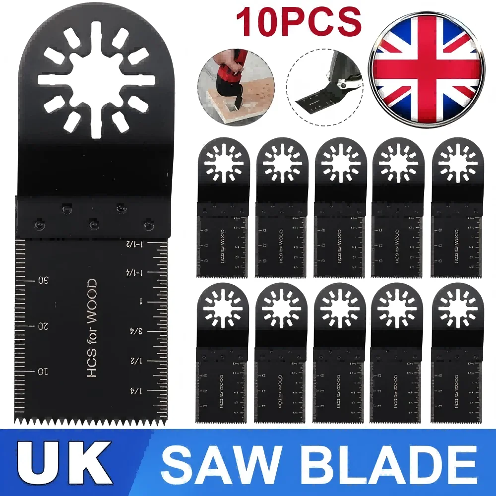 10PCS Oscillating Multi Tool Blade Wood Metal Cutter Saw Blade for Dewalt Fein