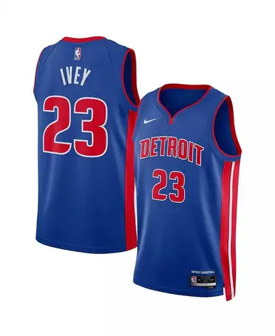 Nike | Men's and Women's Jaden Ivey Blue Detroit Pistons 2022 NBA Draft First Round Pick Swingman Jersey - Icon Edition