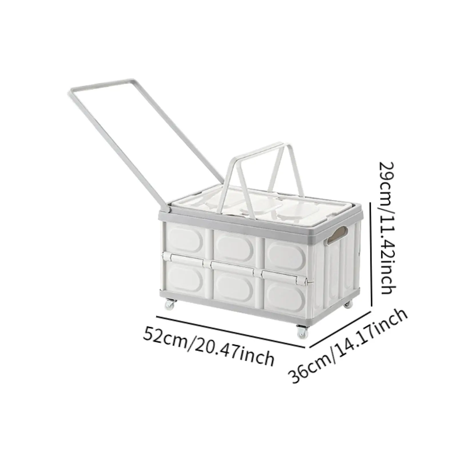 المتداول التخييم صندوق تخزين المنظم طوي عربة المرافق في الهواء الطلق عربة سيارة جذع صندوق تخزين لتحريك المنزل البقالة المرآب