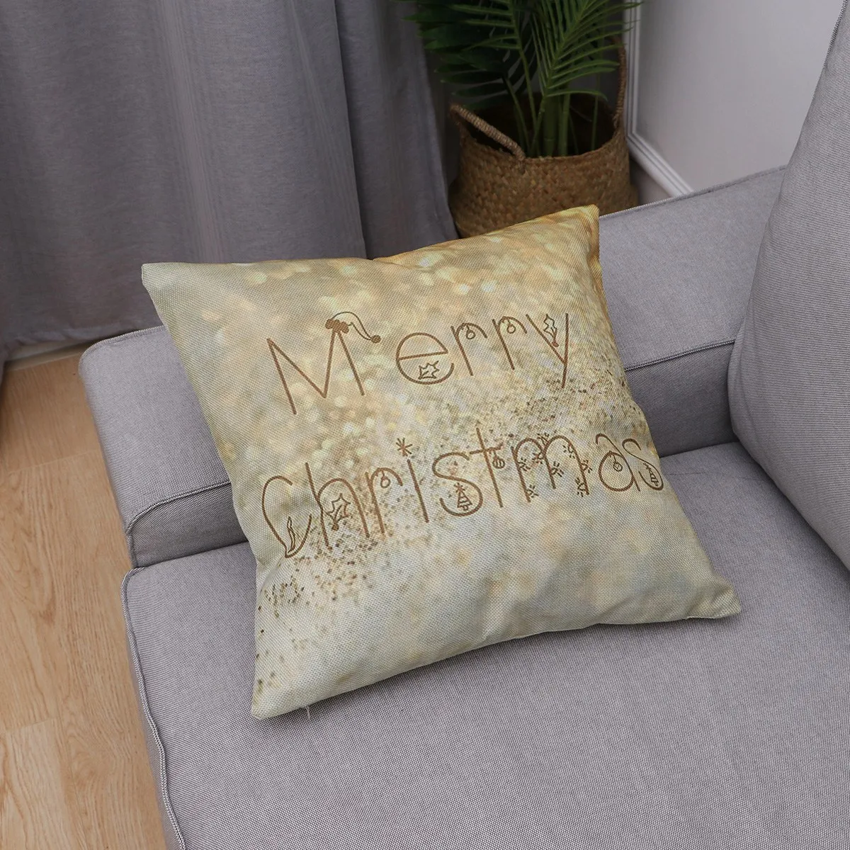 

24 Piece Holiday Theme Pillow Cover 45x45cm Cushion Case for Sofa Couch Chair Bed Home Office Use