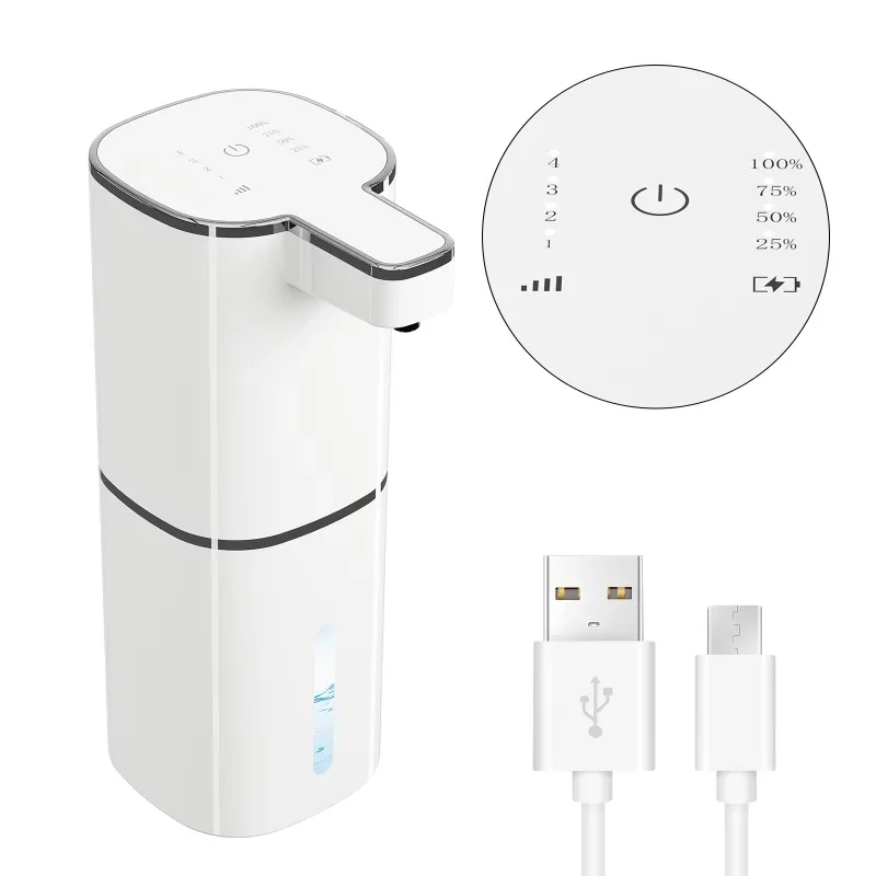 جديد وصول موزع الصابون الأوتوماتيكي Touchless موزعات الصابون الرغوي USB الكهربائية الفاخرة قابل للتعديل موزع الصابون السائل