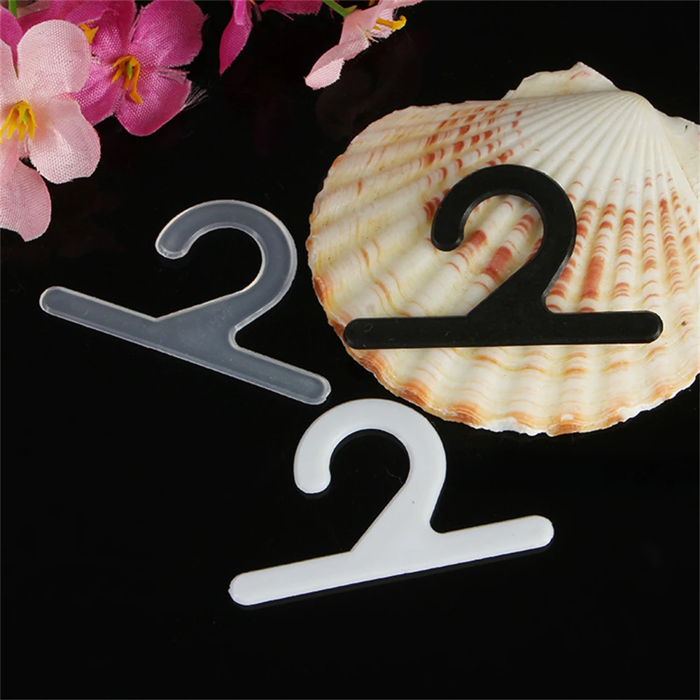 

100Pcs Material Display Hook Sample Header Card Hooks, Plastic Head Hangers Rug Cards Clothing Bag Fabric Swatch J-hook Display