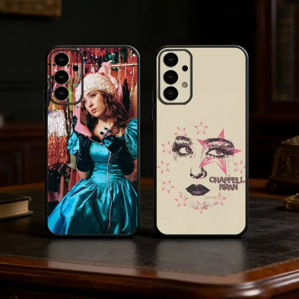 

C-Chappell Roan Phone Case For Samsung S25,24,23,22,30,21,10,9,Ultra,Plus,Lite Soft Black Case