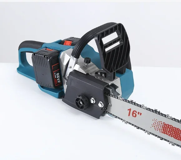 Hot sales Brushless dual battery driven rechargeable lithium saw Outdoor logging saw High power  handheld chain saw