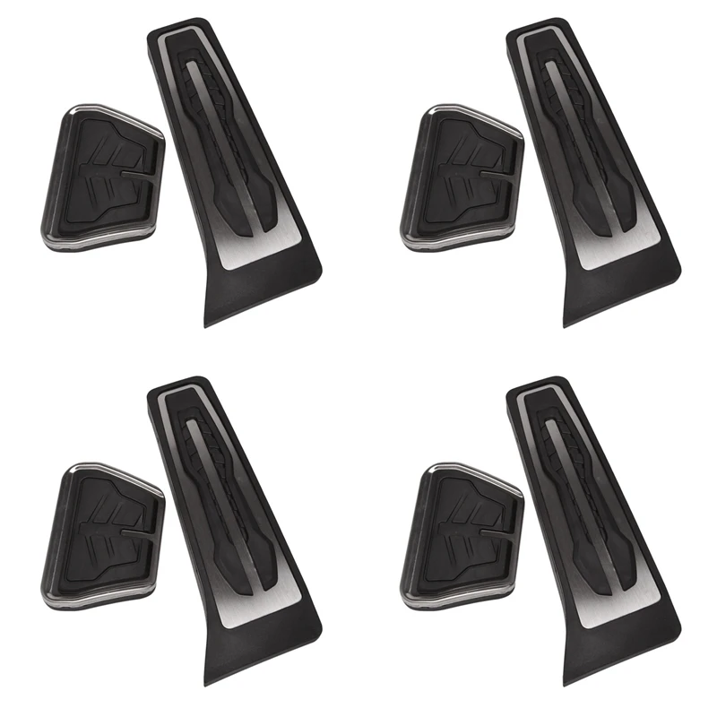 4X Gas Brake Pedal Cover Set For Bmw X3 X4 X5 X6 2 3 4 5 6 7 Series G20 F30 G30 G11 G01 G02 G05 F15 F16 F22 F25