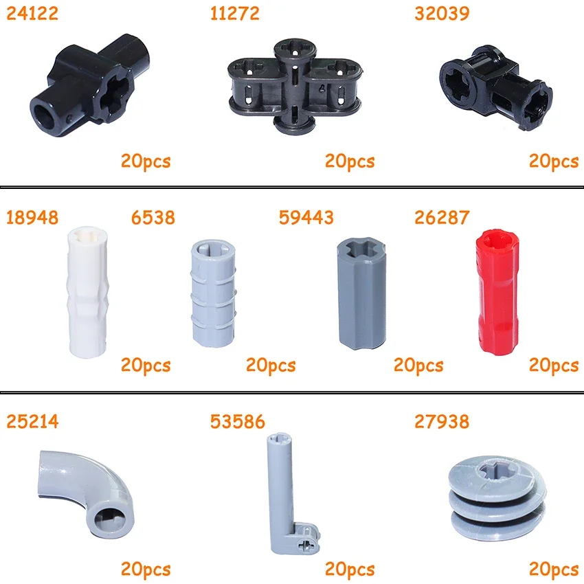 Bouwstenen Technische Deel Moc As Bus As Bout Connector Peg Cross 24122 11272 32039 6538 59443 26287 25214 27938