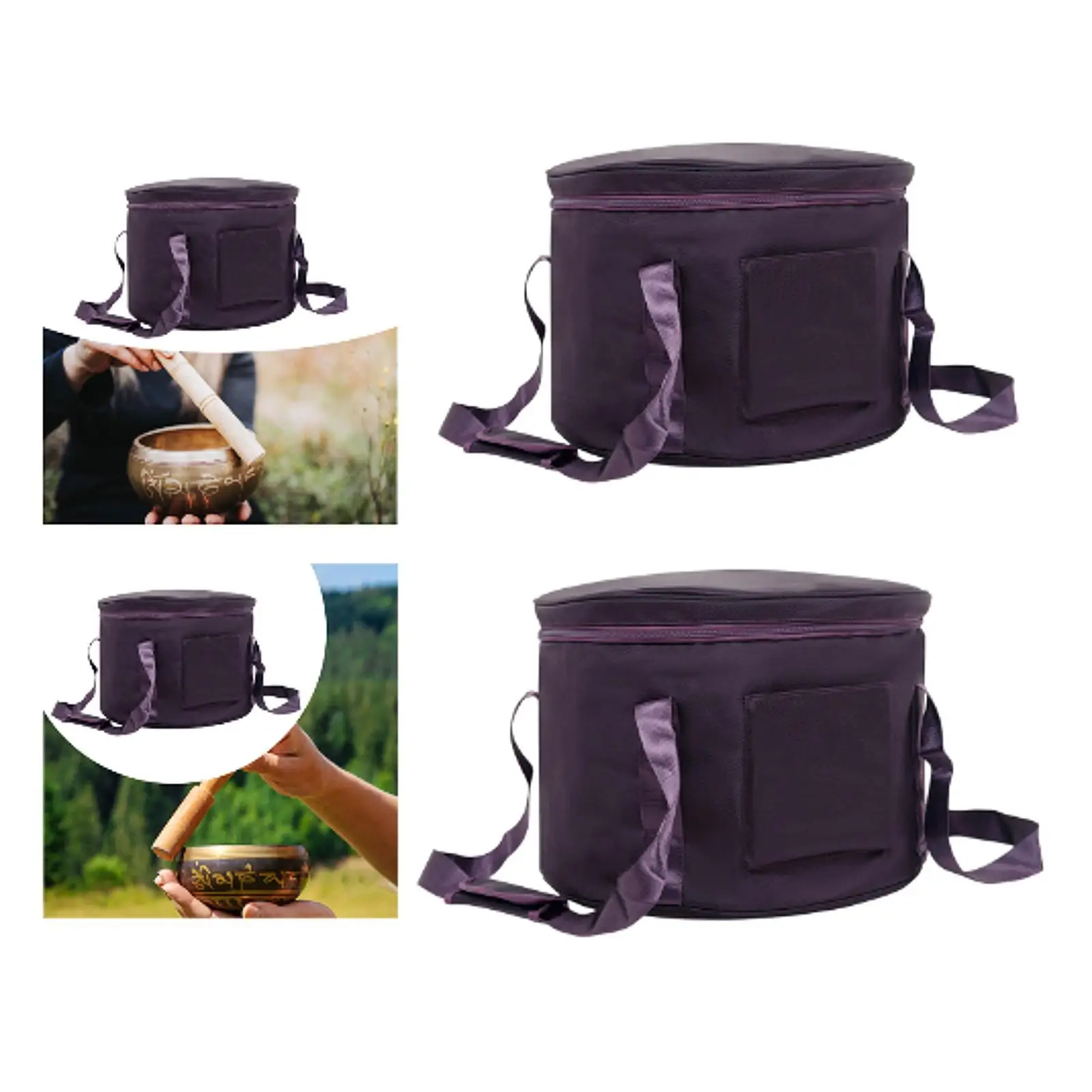 

Sound Bowl Case Travel Carry Case Sound Bowl Holder for Show Practice