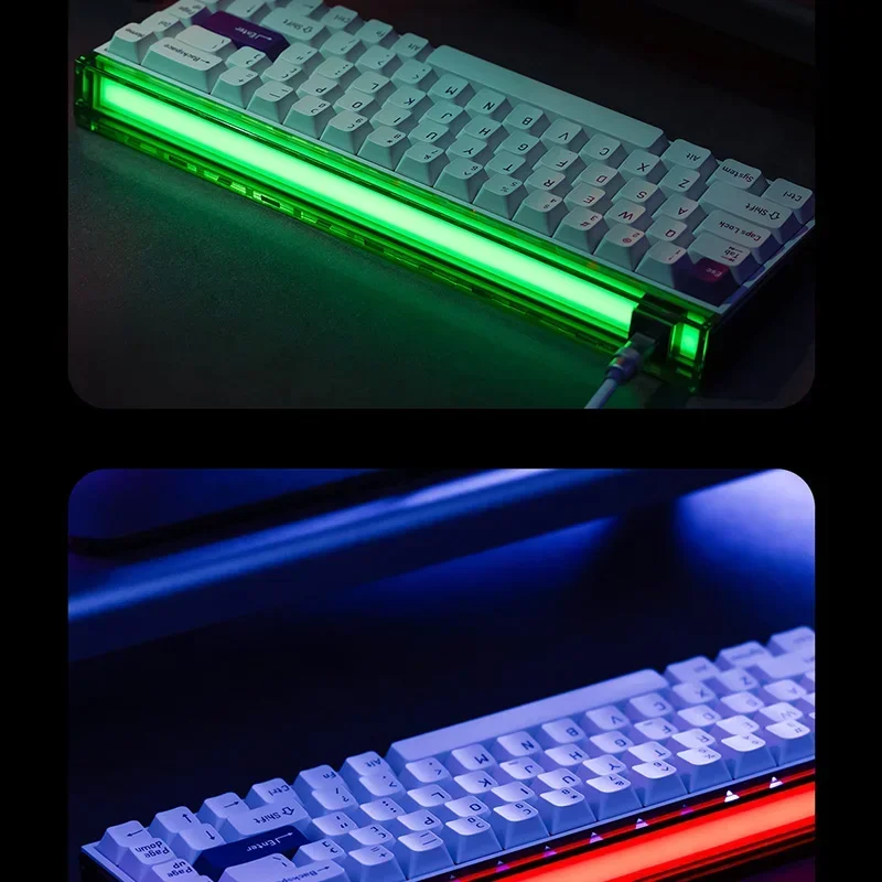 Imagem -02 - Mechanical Keyboard Lamp Shade Gaming Esports Dedicado Luz Decorativa pc Kit de Acessórios Teclado Personalizado Melgeek-made68