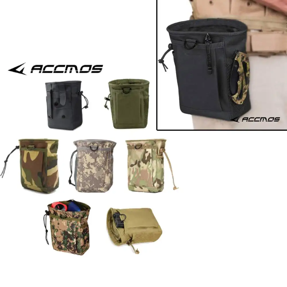 

Tactical, drawstring clip, storage bag, adjustable, practical belt bag, hip holster bag, outdoor storage bag
