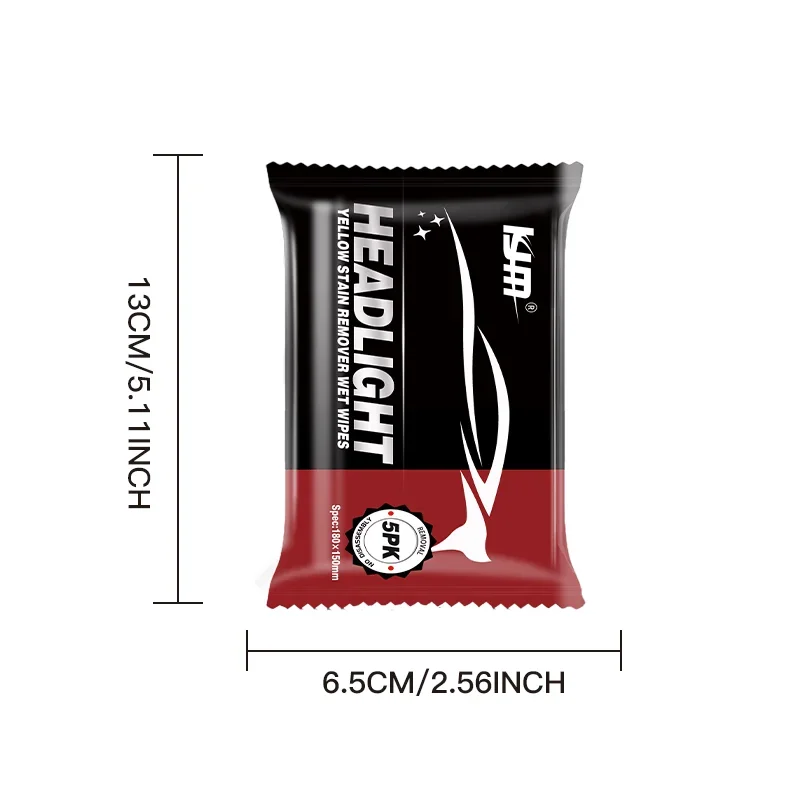 A Universal Headlight Repair Kit - Automotive headlight polishing wipes- removes oxidation,restores clarity and is easy to apply
