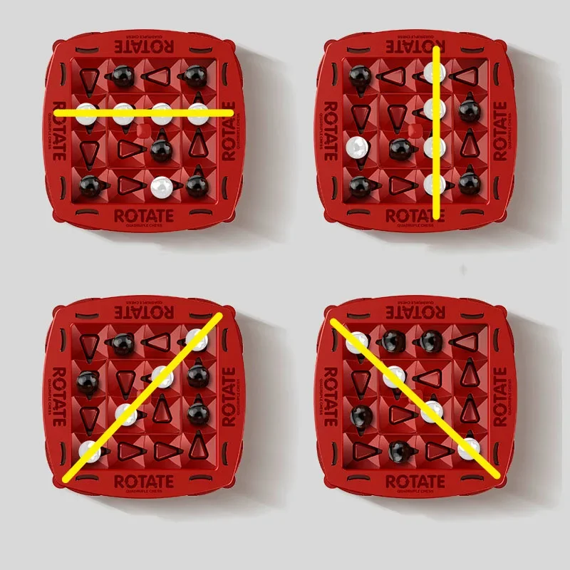 4 연속 게임 교육 궤도 논리 보드 게임 2 플레이어 빠른 전략 게임 재미있는 가족 게임 파티 장난감을위한 트랙 논리 보드