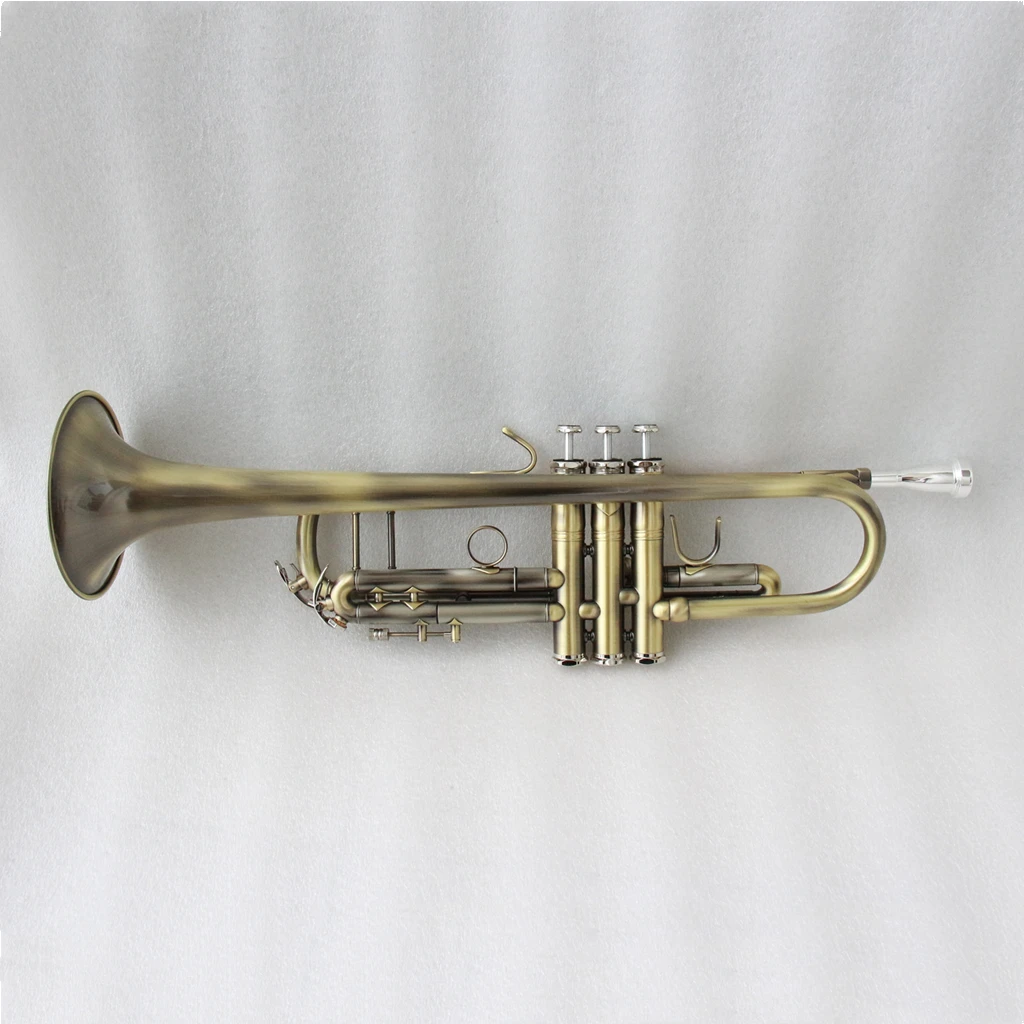 Factory direct sale professional trumpet copy trumpet bach style Bb antique color trumpet