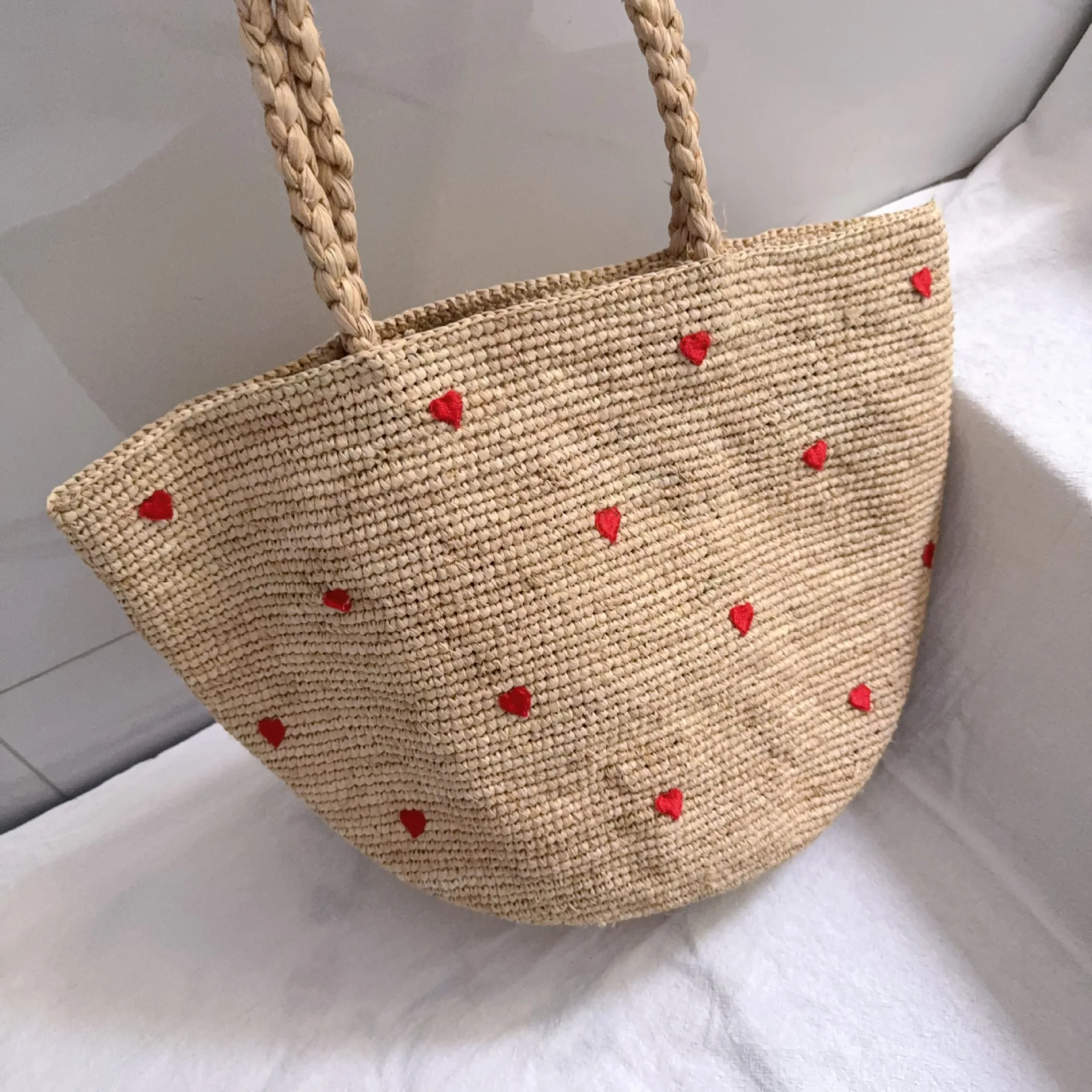 Lafite Grass Häkeln handgewebt – Crochet Market Bag Bewertung und Preis