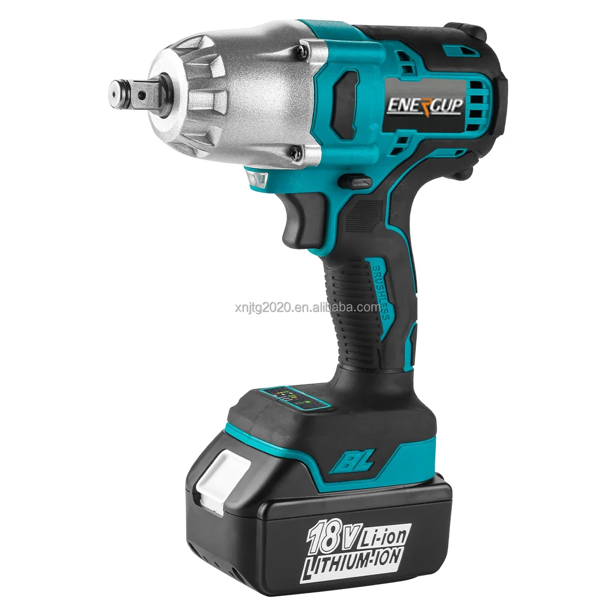 

1/2 Inch Cordless Power Wrenches Electric High Torque Brushless Wrench For Makita 18V Impact Wrench Heavy Duty